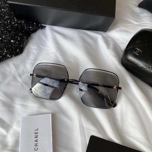 Chanel square frame sunglasses for men and women